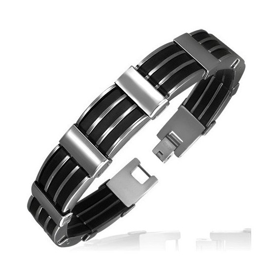 bracelet homme large acier bracelet homme large acier