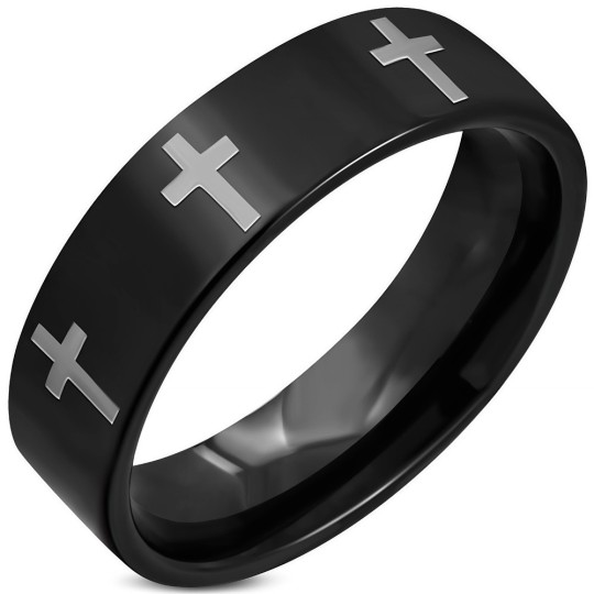 Bague homme acier ZR0132
