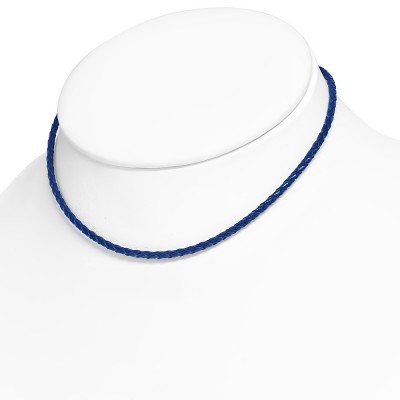 Bracelet homme cuir bleu ZB0246