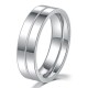 Bague homme en acier ZR0166