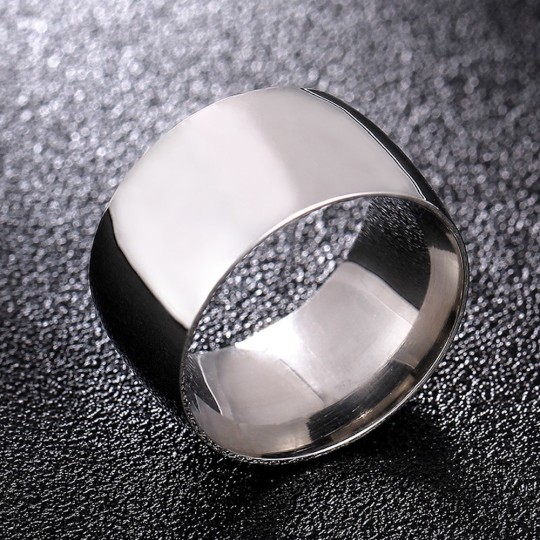 Bague Homme Style Vintage En Acier Titane - Motif Totem De Loup, Tailles 7 à 13, Pour Usage Quotidien - 3
