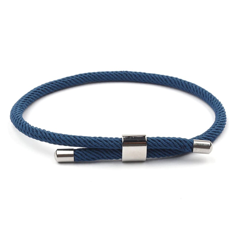 Bracelet ZENSE Pour Homme En Corde Tressée Rouge - Ajustable, Neuf Avec étiquettes