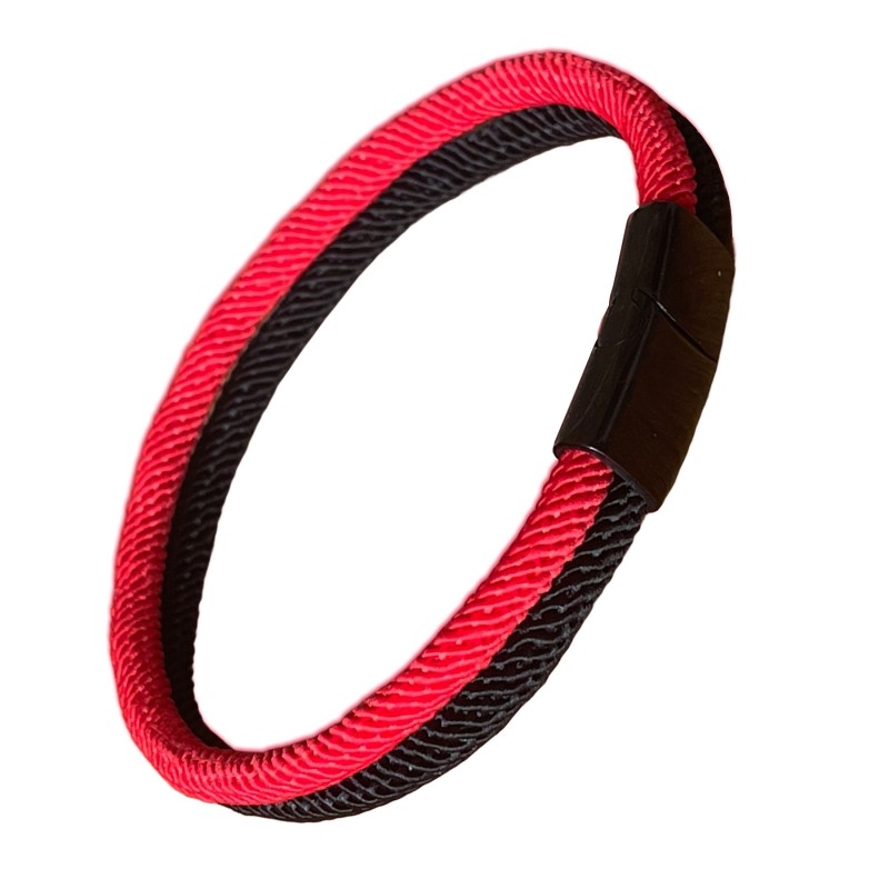 Zense - Bracelet homme en cuir fin de couleur noire ZB0240 [avec extension 5 cm] - Achat / Vente bracelet - gourmette Zense - Bracelet homme en cuir fin de couleur noire