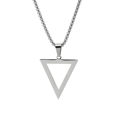 Collier Triangle Argenté ZP0260