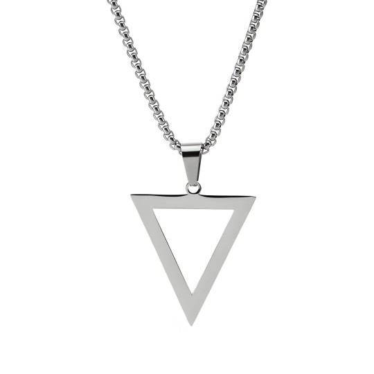 Collier Triangle Argenté ZP0260