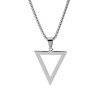 Collier Triangle Argenté ZP0260