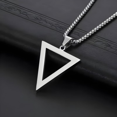 Pendentif Triangle Argenté ZP0260