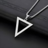 Pendentif Triangle Argenté ZP0260