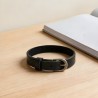 Bracelet cuir noir ZB0397