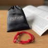 bracelet rouge fermoir crochet ZB0399