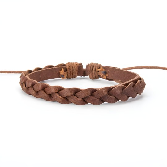 Bracelet cuir tressé ZB0401