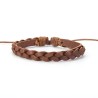 Bracelet cuir tressé ZB0401