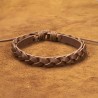 Bracelet cuir ajustable ZB0401