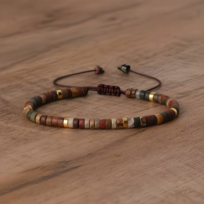 Bracelet ajustable pierres ZB0403