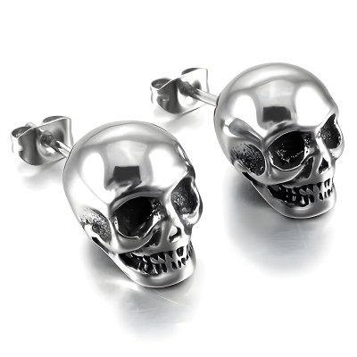 Boucles d'oreilles tête de mort ZE0076