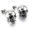 Boucles d'oreilles tête de mort ZE0076