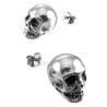 Paire de boucles tête de mort ZE0076