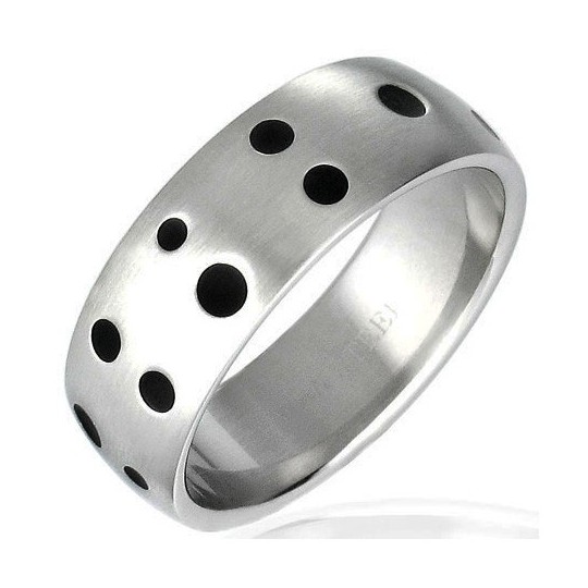 Bague homme acier ZR0037