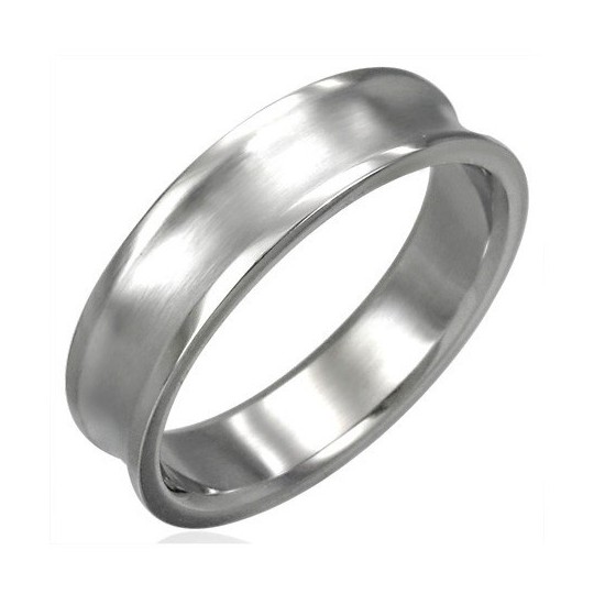 Bague homme acier ZR0007