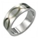 Bague homme acier ZR0005