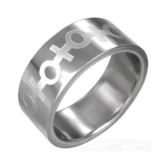 Bague homme acier ZR0010