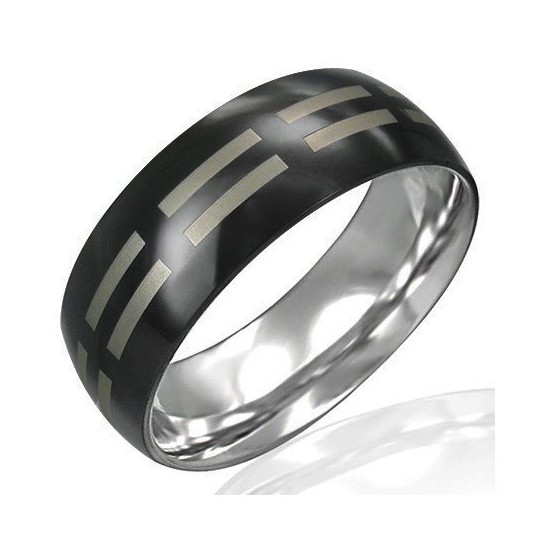 Bague homme acier ZR0026
