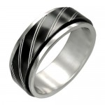 bague anti-stress tournante ZR0067 pour homme