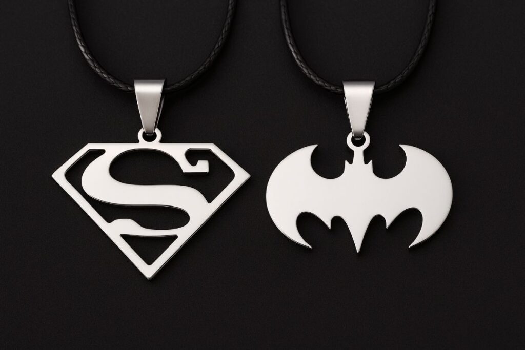 bijoux super-héros superman batman zense