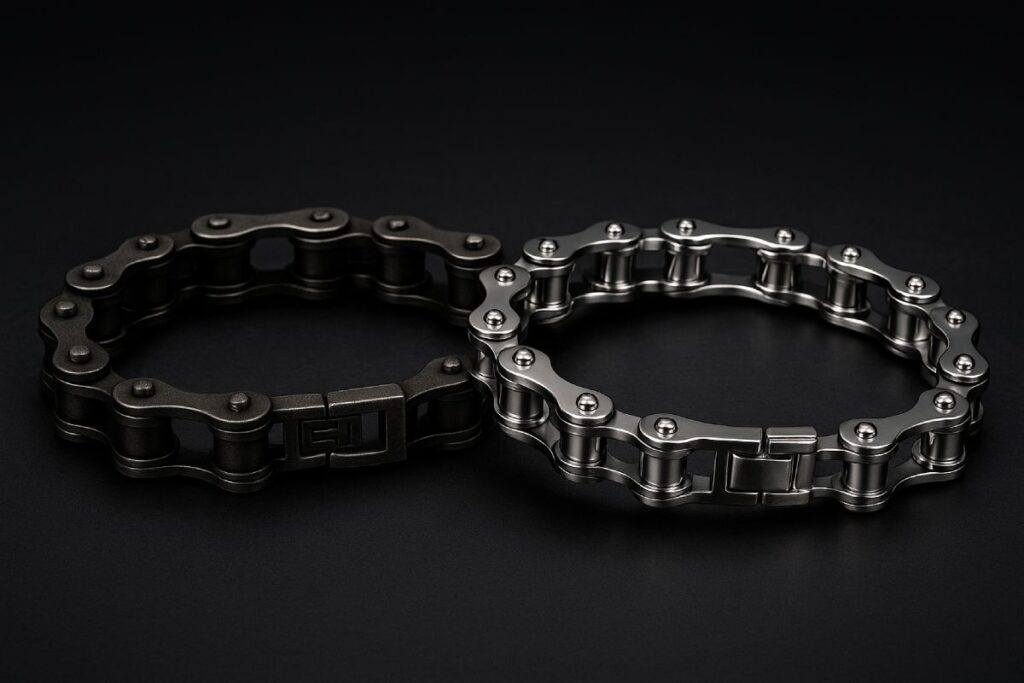 bracelets chaîne de moto en acier Zense