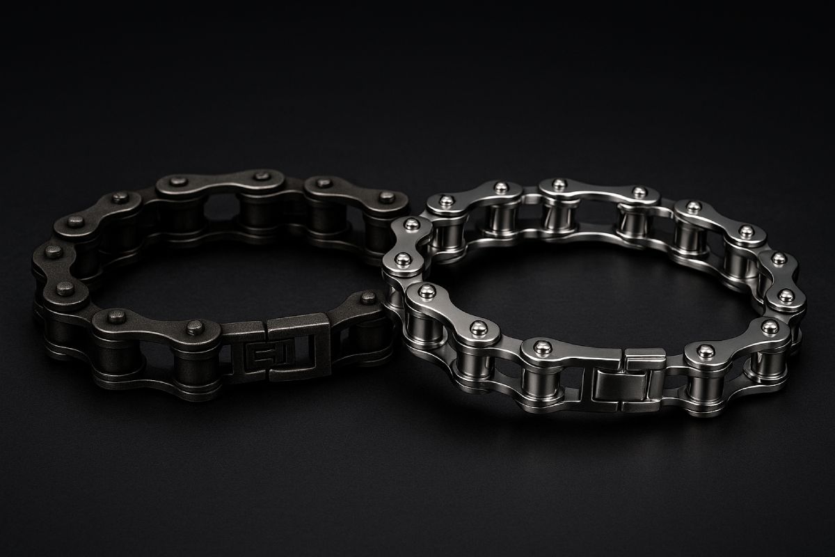 bracelets chaîne de moto en acier Zense