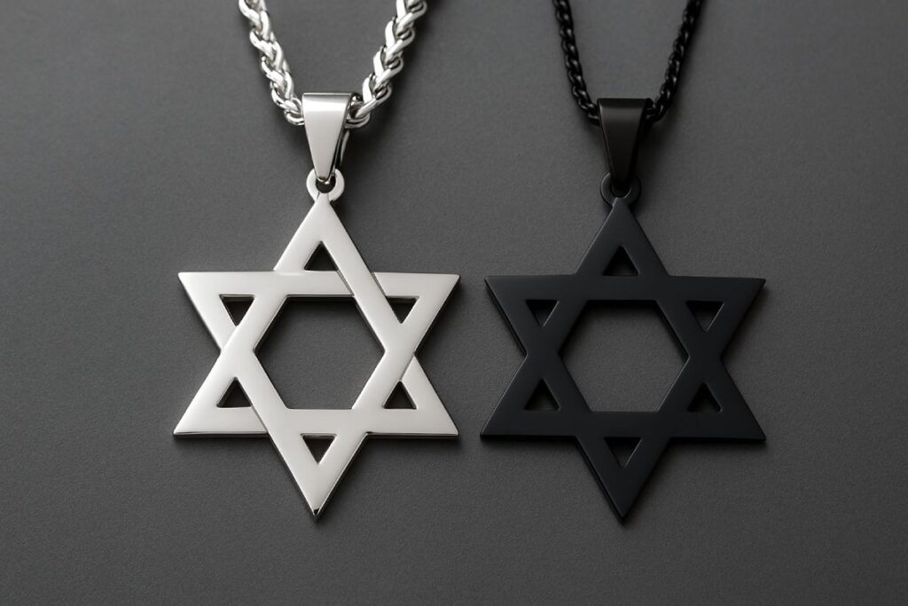 pendentifs étoile de David Zense