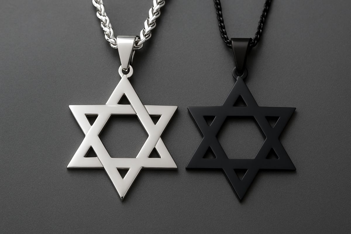 pendentifs étoile de David Zense
